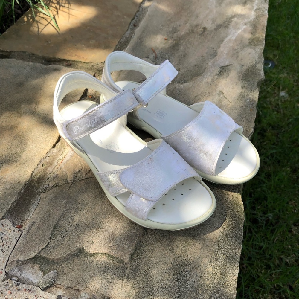 Primigi | White Leather Sandal | Velcro strap Sandal | Size 1 Children’s